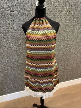 Verdusa Sleeveless Halter Mini Dress